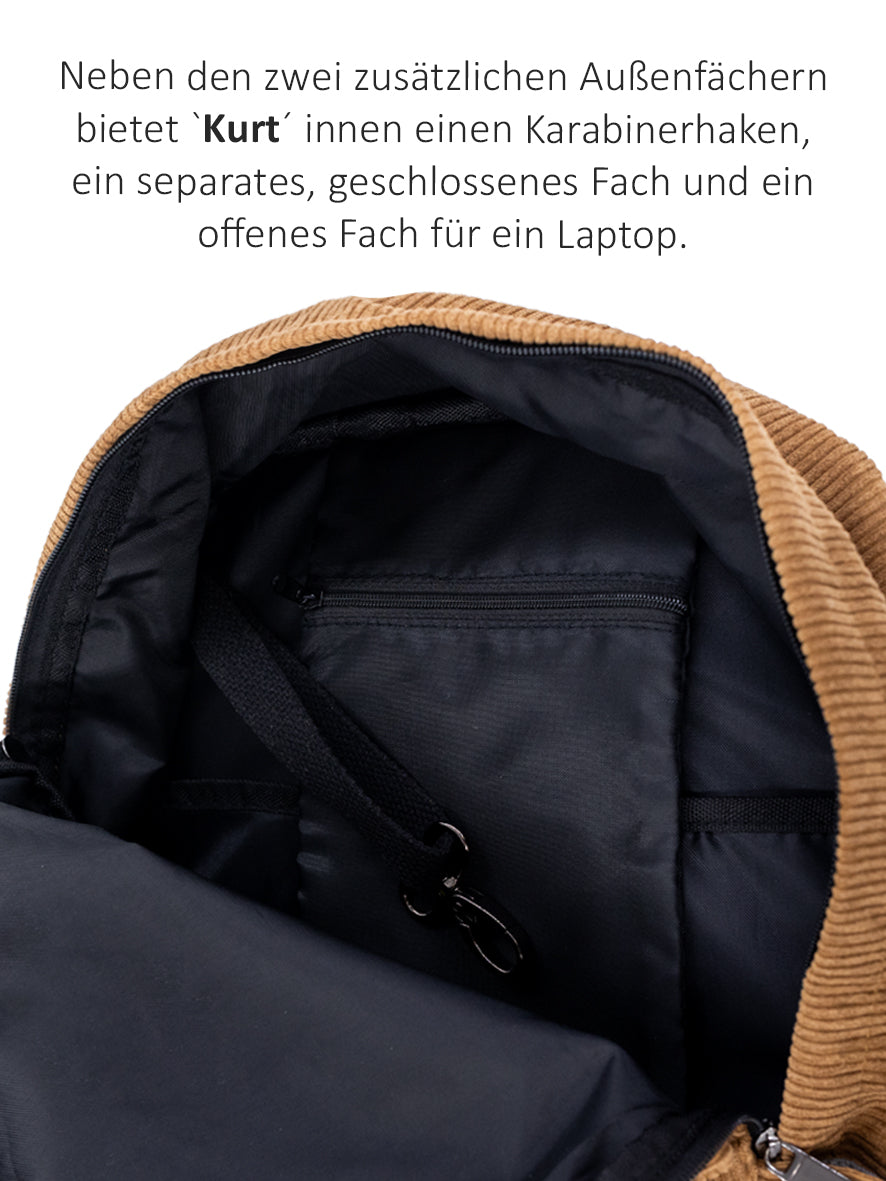 4in1 Tasche Kurt - Braun / Schwarz